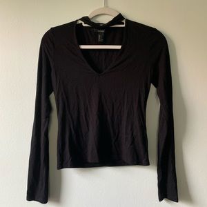 Black Top with choker forever 21
